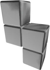 Silver Tetramino of Accomplishment in Roblox Limiteds