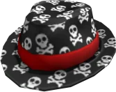 Skull and Crossbones Fedora in Roblox Limiteds