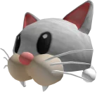 White Krazy Kitty