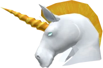 White Unicorn Helm