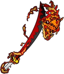 Flame Katana in Slayers 2