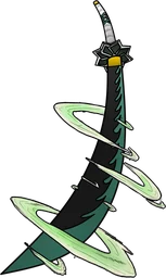 Wind Katana in Slayers 2
